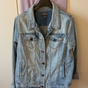 Market & Spruce Light Blue Jean Jacket